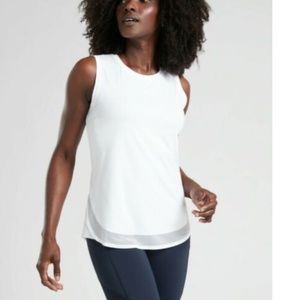 Athleta Cadence Tank Bright White SIZE M BRAND NEW
